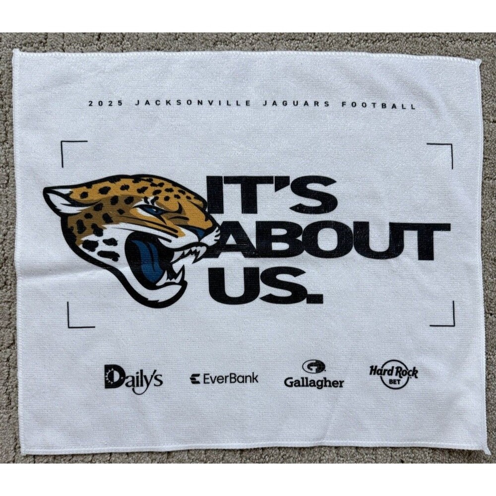 2025 Jacksonville Jaguars Buffalo Bills Wild Card Playoff Rally Towel NFL 2026